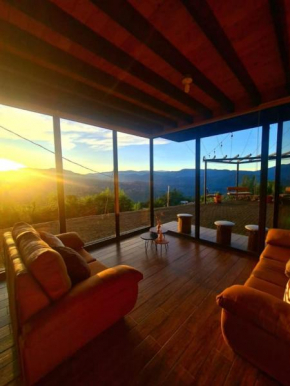 Cabaña vista al cielo
